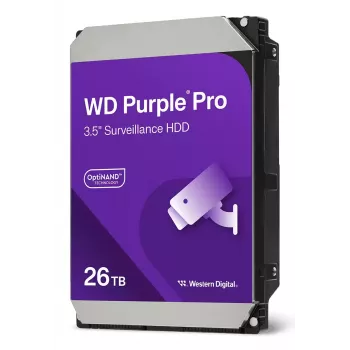 WESTERN DIGITAL Hard Drive - WD Purple Pro WD260PURP - 26TB - SATA 6Gb/s - 3.5in - 512MB Buffer