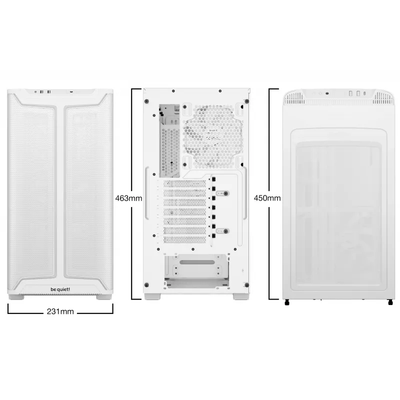 be quiet Pure Base 501 DX White Midi Tower