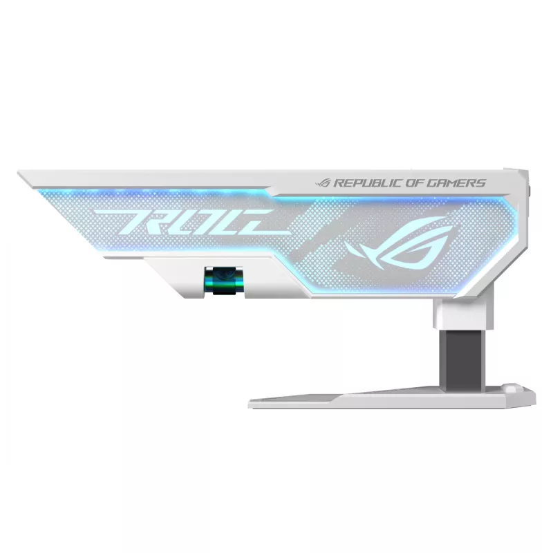 Graphic card holder ASUS ROG Herculx Universal White — 0.5 m length, supports 1 GPU, multicolour lighting
