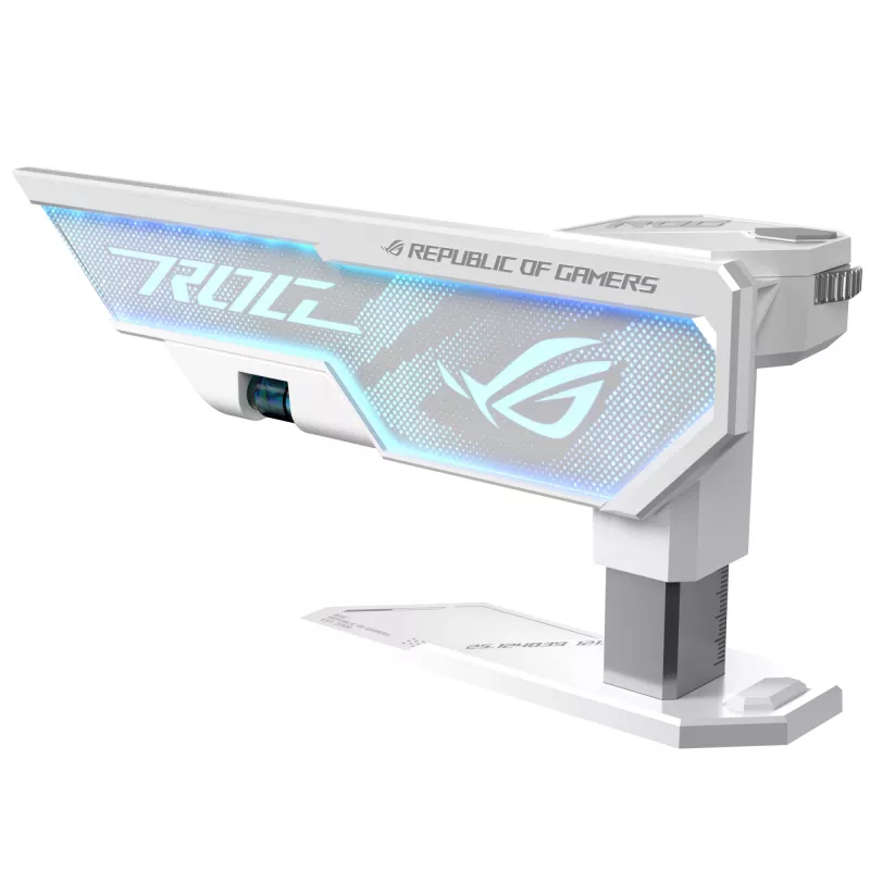 Graphic card holder ASUS ROG Herculx Universal White — 0.5 m length, supports 1 GPU, multicolour lighting
