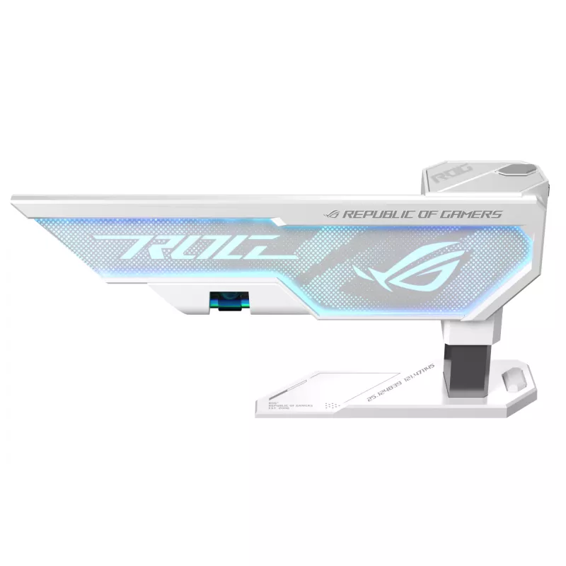 Graphic card holder ASUS ROG Herculx Universal White — 0.5 m length, supports 1 GPU, multicolour lighting