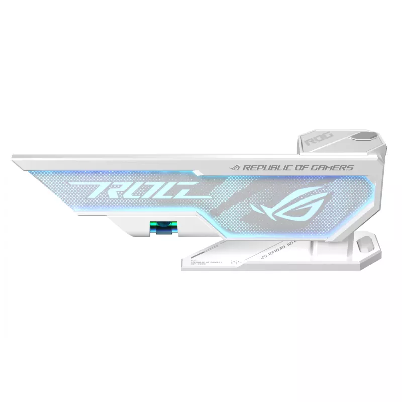 Graphic card holder ASUS ROG Herculx Universal White — 0.5 m length, supports 1 GPU, multicolour lighting