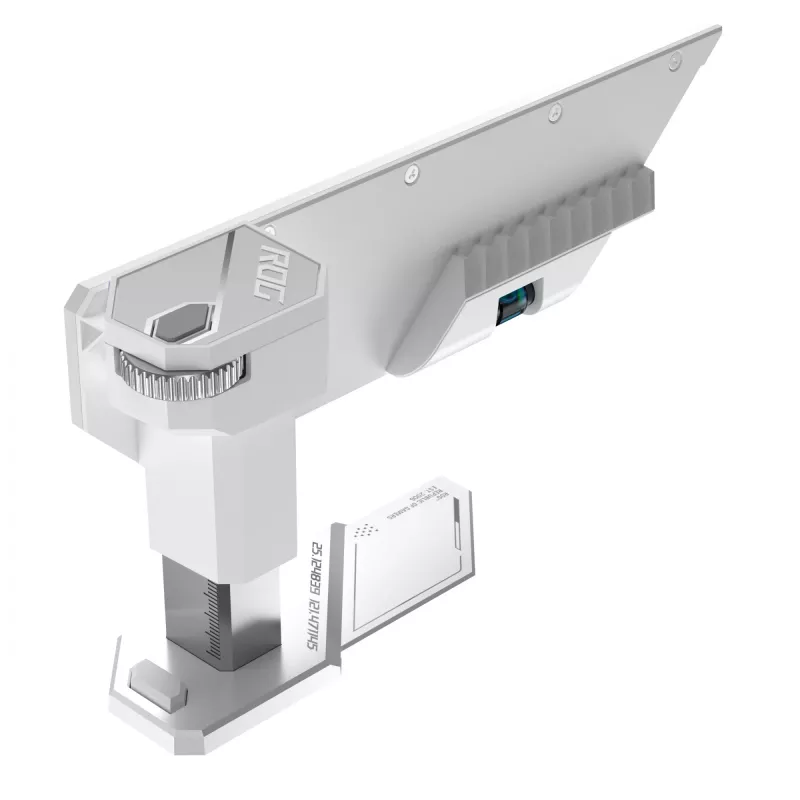 Graphic card holder ASUS ROG Herculx Universal White — 0.5 m length, supports 1 GPU, multicolour lighting