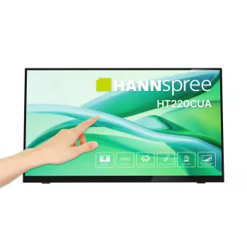 Hannspree HT220CUA computer monitor 54.5 cm (21.4 inch) 1920 x 1080 pixels Full HD LED Touchscreen Black