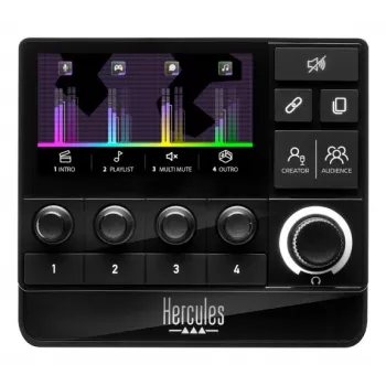 Hercules Stream 200 XLR Black 9 buttons