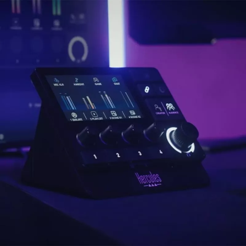 Hercules Stream 200 XLR Black 9 buttons