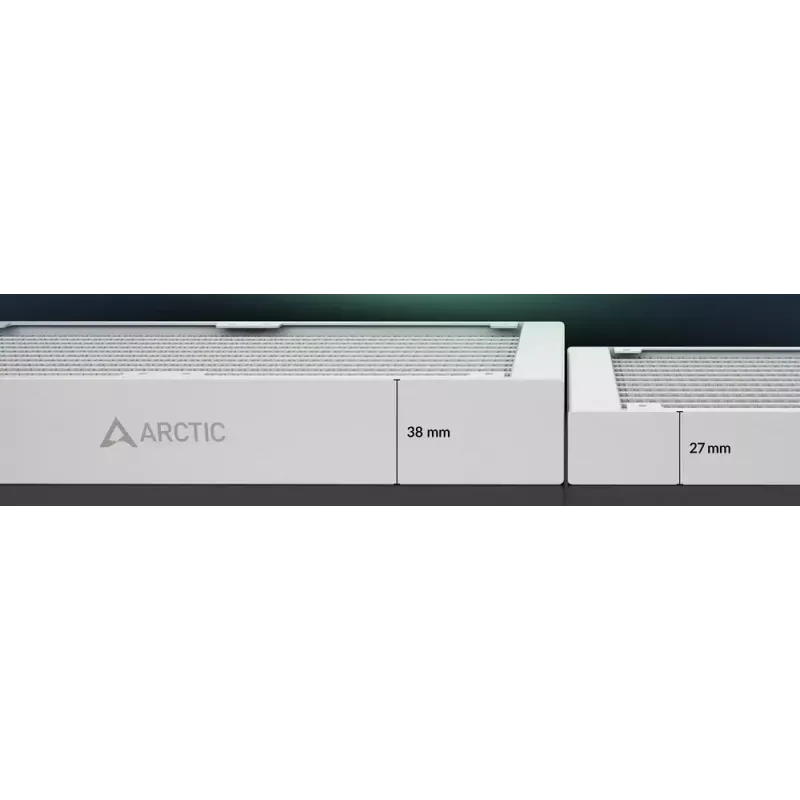 All-in-one CPU liquid cooler Arctic Liquid Freezer III Pro 420 A-RGB (White) — 140mm fans, multi-socket LGA1700/AM4/AM5