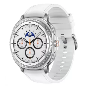 Samsung Galaxy Watch 8 Classic 3.3 cm (1.3 inch) AMOLED 46 mm Digital 438 x 438 pixels Touchscreen 4G Silver Wi-Fi GPS (satellite)