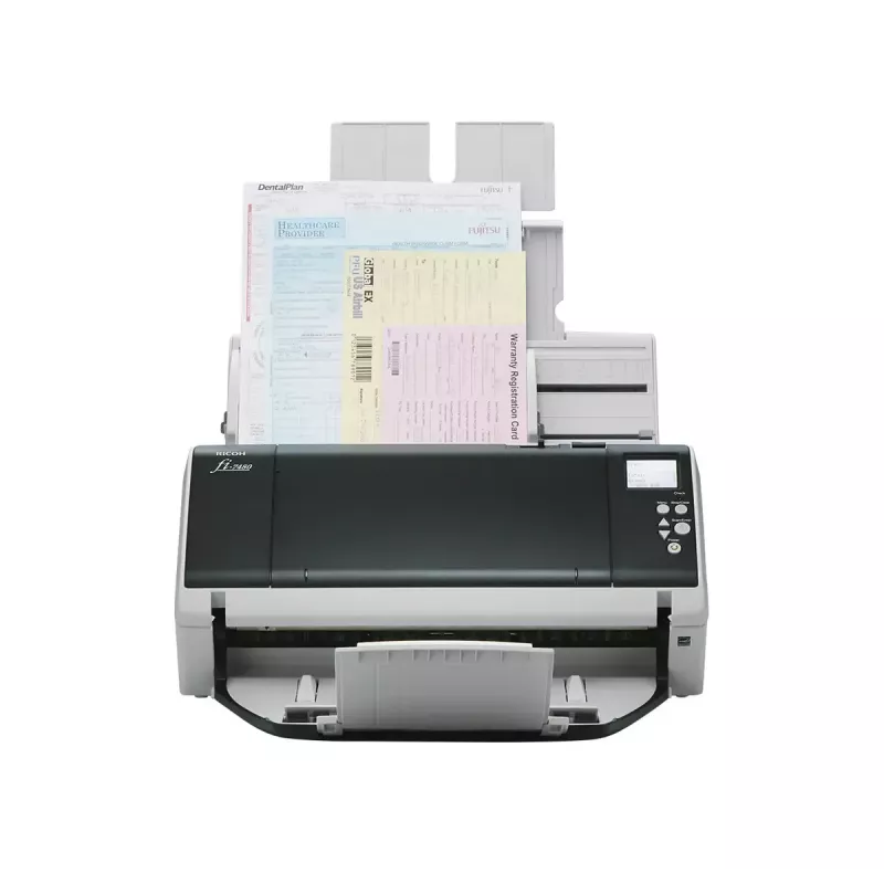 Ricoh fi-7480 ADF scanner 600 x 600 DPI A3 Grey, White