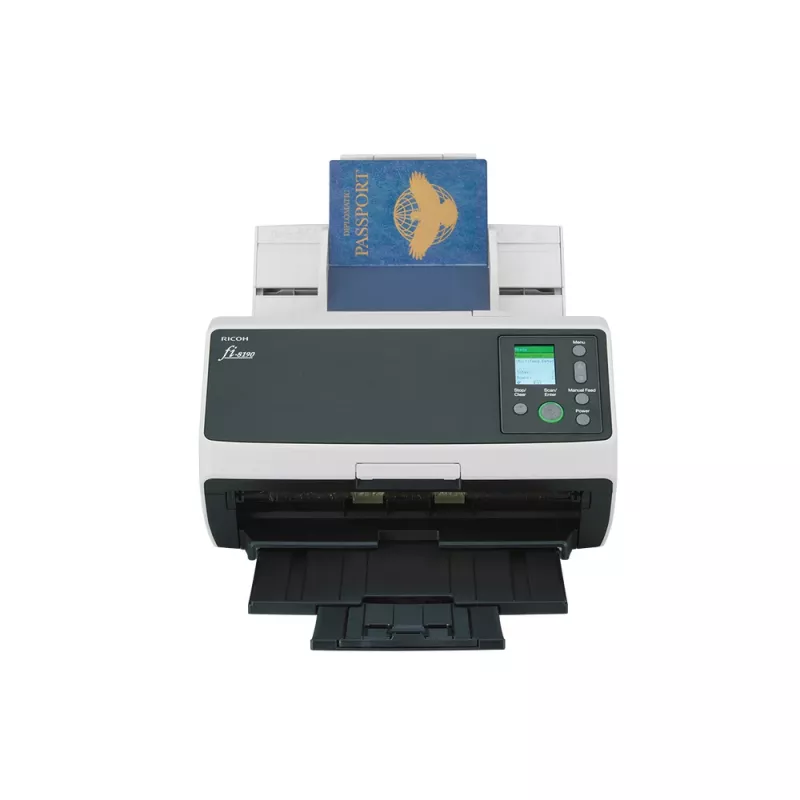 Ricoh fi-8190 ADF + Manual feed scanner 600 x 600 DPI A4 Black, Grey