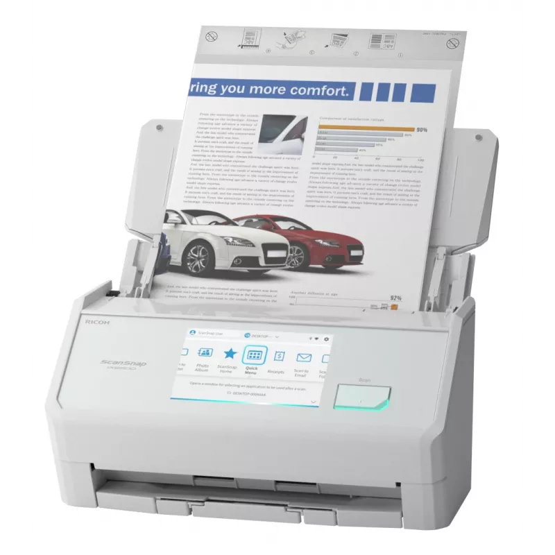 Ricoh ScanSnap IX2500 ADF scanner 600 x 600 DPI A4 White