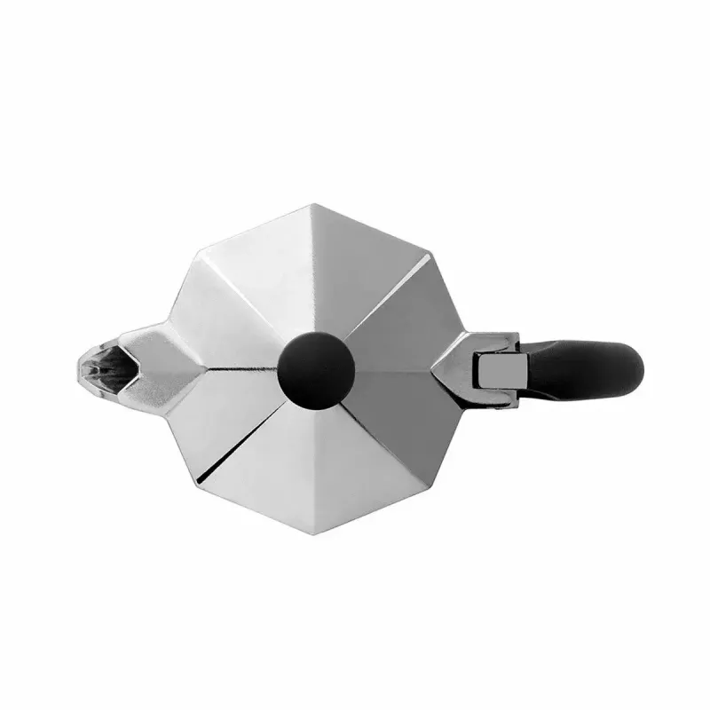 Moka pot BIALETTI Moka Express 0.2 L aluminium black — 3 cups (200 ml), not for induction