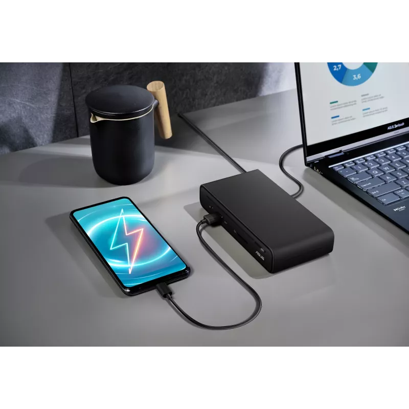 ASUS Triple Display USB-C Dock Duo DC301 Wired Black