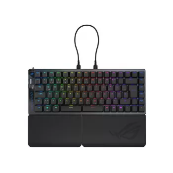 ASUS ROG Falcata keyboard Gaming USB + RF Wireless + Bluetooth QWERTZ German Black