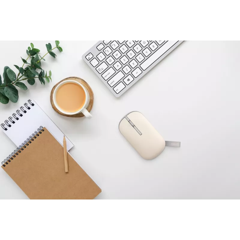 ASUS Marshmallow MD100 mouse Office Ambidextrous RF Wireless + Bluetooth Optical 1600 DPI