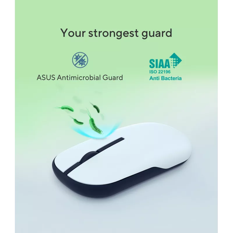 ASUS Marshmallow MD100 mouse Office Ambidextrous RF Wireless + Bluetooth Optical 1600 DPI