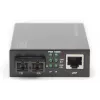 DIGITUS Media Converter, Multimode 10/100/1000Base-T to 1000Base-SX, Incl. PSU SC connector, Up to 0.5km