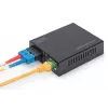 DIGITUS Media Converter, Multimode 10/100/1000Base-T to 1000Base-SX, Incl. PSU SC connector, Up to 0.5km