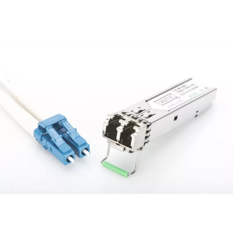 DIGITUS 1.25 Gbps SFP Module, Up to 80km Singlemode, LC Duplex Connector 1000Base-LX, 1550nm