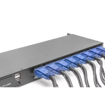 DIGITUS Modular KVM switch 16-port for modularized KVM console