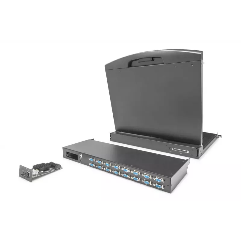 DIGITUS Modular KVM switch 16-port for modularized KVM console
