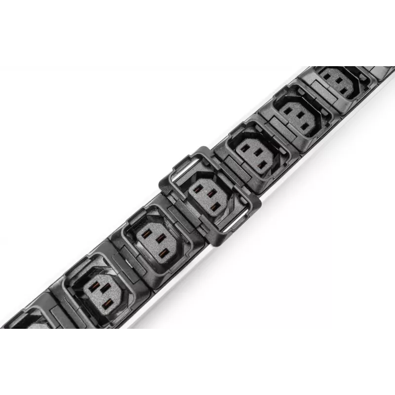 DIGITUS IT BASIC PDU. 3PH. 16A. 24 x C13. 3 x C19 Vertical. 3m cable. IEC309 3Ph-16A plug