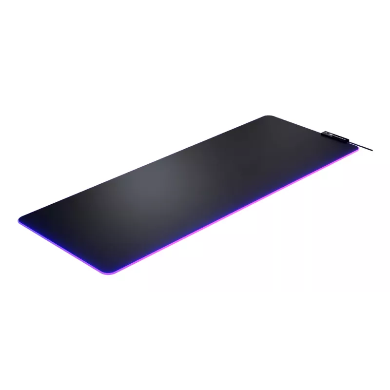 COUGAR Gaming Mouse Pad NEON X, ARGB, 800x300, Black, Monochromatic, Fabric, Rubber, Various, Non-slip base, Gaming mouse pad