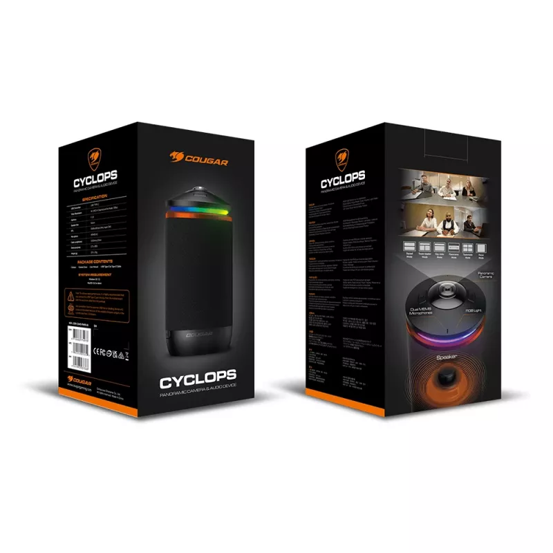 COUGAR Camera, CYCLOPS AIO, 1920 x 818 pixels, Black