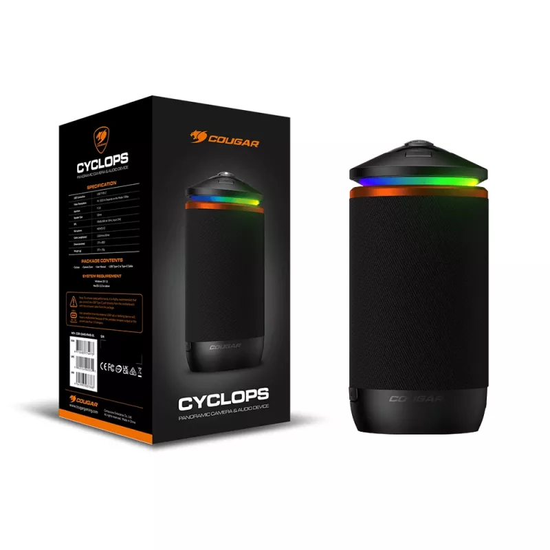 COUGAR Camera, CYCLOPS AIO, 1920 x 818 pixels, Black