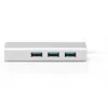 DIGITUS 3 Port USB 3.0 Type C Hub with Gigabit Ethernet 3x USB A/F,1xUSB C/M,1x RJ45 LAN