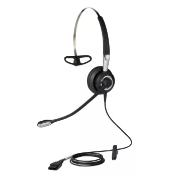Jabra BIZ 2400 II Mono 3-1, Wired, Office/Call center, 54 g, Headset, Black, Silver