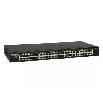NETGEAR GS348 Unmanaged Gigabit Ethernet (10/100/1000) 1U Black