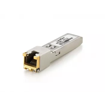 LevelOne 1.25Gbps Copper SFP Transceiver, 100m, RJ45, Copper, 1250 Mbit/s, SFP, 100 m, IEEE 802.3, IEEE 802.3ab, 3.3 V