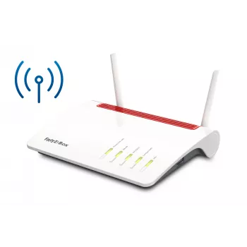 Box FRITZ 6890 LTE wireless router Gigabit Ethernet Dual-band (2.4 GHz / 5 GHz) 4G Black, Red, White