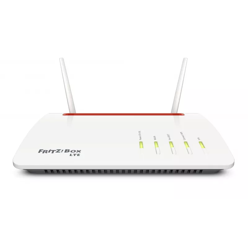 Box FRITZ 6890 LTE wireless router Gigabit Ethernet Dual-band (2.4 GHz / 5 GHz) 4G Black, Red, White