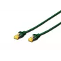 DIGITUS Patch cable Copper conductor - CAT6a - S/FTP - Snagless - 10m - green