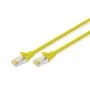 DIGITUS Patch cable - CAT6a - S/FTP - Snagless - Cu - 1m - yellow