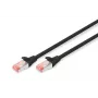 DIGITUS Patch cable - CAT6 - S/FTP - Snagless - Cu - 2m - black