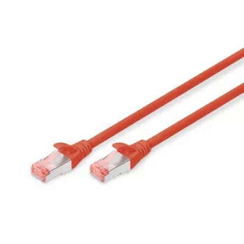 DIGITUS Patch cable - CAT6 - S/FTP - Snagless - Cu - 2m - red