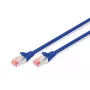 DIGITUS Patch cable - CAT6 - S/FTP - Snagless - Cu - 3m - blue