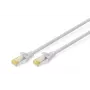 DIGITUS Patch cable - CAT6a - S/FTP - Snagless - Cu - 25m - grey