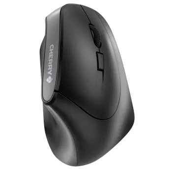 CHERRY MW 4500 Wireless 45 Degree Mouse, Black, USB, Right-hand, Vertical design, Optical, RF Wireless, 1200 DPI, Black