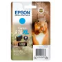 Epson Squirrel Singlepack Cyan 378XL Claria Photo HD Ink