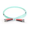 DIGITUS Fiber Optic Patch Cord, ST to ST Multimode 50/125 µ, Duplex Length 10 m, Class OM3