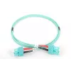 DIGITUS Fiber Optic Patch Cord, SC to SC Multimode 50/125 µ, Duplex Length 1m Class OM3
