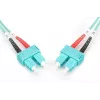 DIGITUS Fiber Optic Patch Cord, SC to SC Multimode 50/125 µ, Duplex Length 1m Class OM3