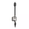 Kensington MiniSaver Mobile Keyed Lock, 1.8 m, Kensington, Key, Flat key, Carbon steel, Black