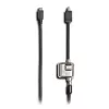 Kensington MiniSaver Mobile Keyed Lock, 1.8 m, Kensington, Key, Flat key, Carbon steel, Black