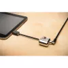 Kensington MiniSaver Mobile Keyed Lock, 1.8 m, Kensington, Key, Flat key, Carbon steel, Black