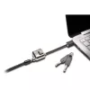 Kensington MiniSaver Mobile Keyed Lock, 1.8 m, Kensington, Key, Flat key, Carbon steel, Black